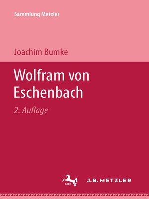 cover image of Wolfram von Eschenbach